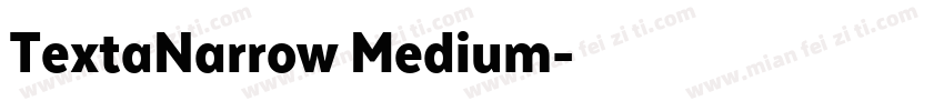 TextaNarrow Medium字体转换